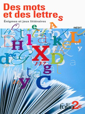 cover image of Des mots et des lettres. Énigmes et jeux littéraires